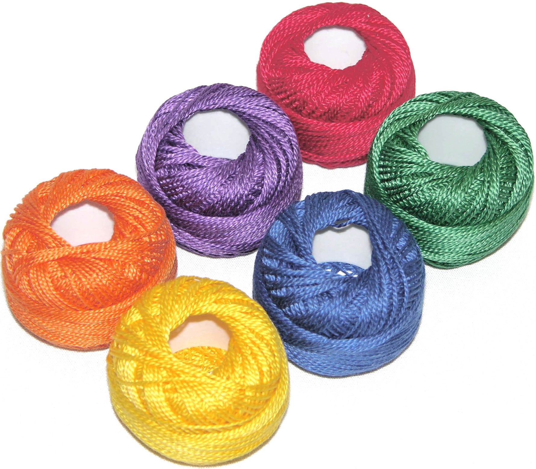 Pearl Cotton Size 3 Thread Sampler Pack Crayon