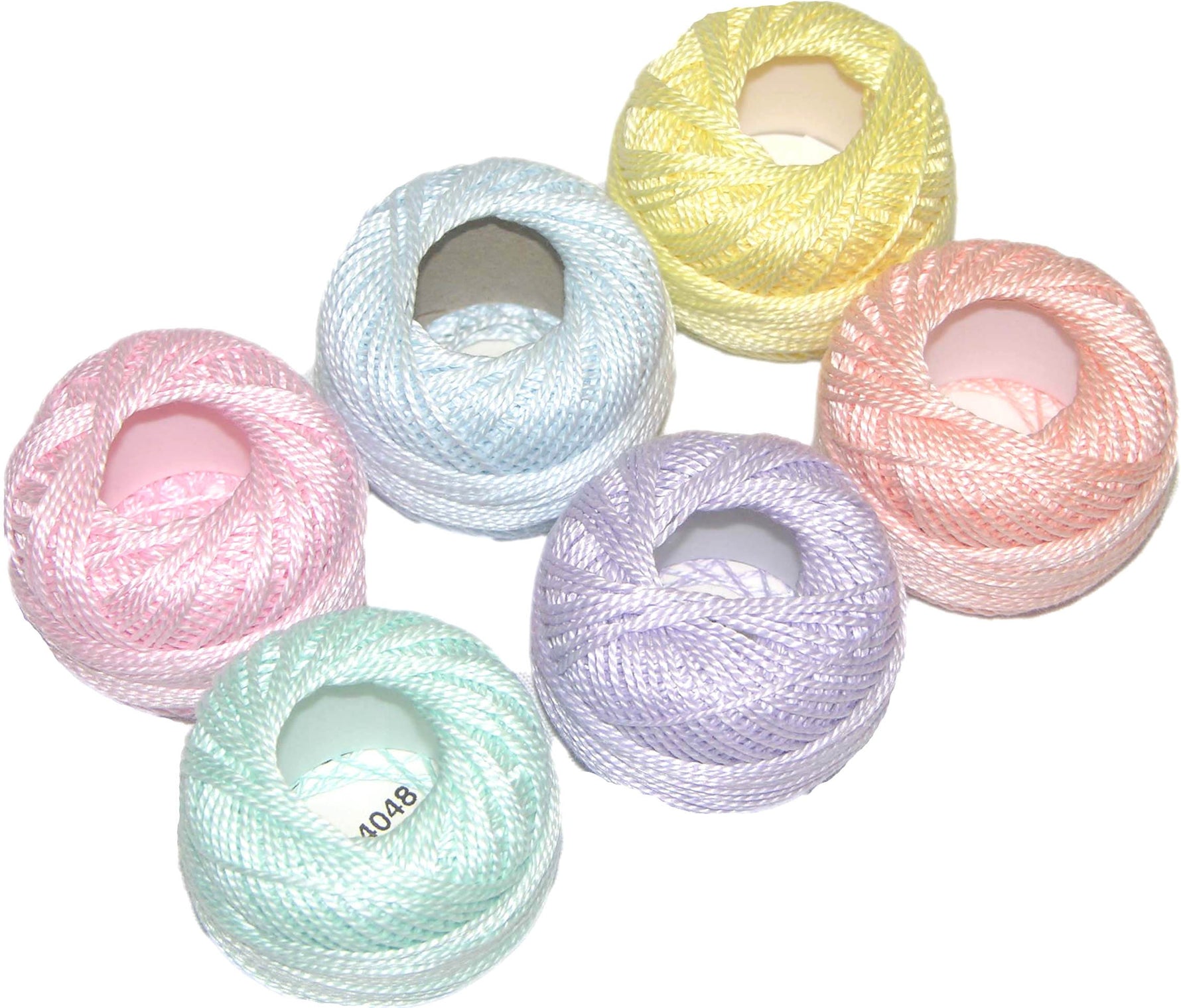 Pearl Cotton Size 5 Thread Sampler Pack Pastel