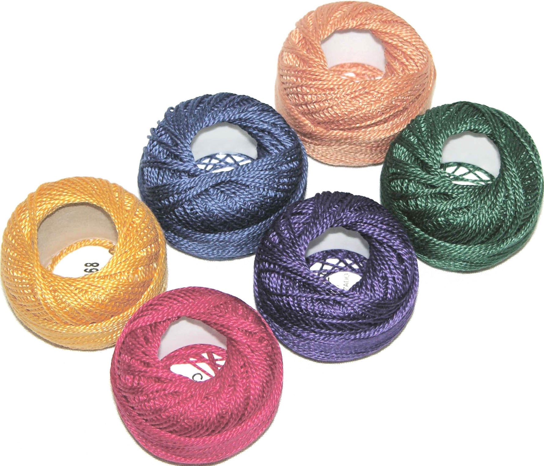 Pearl Cotton Size 8 Thread Sampler Pack Jewel