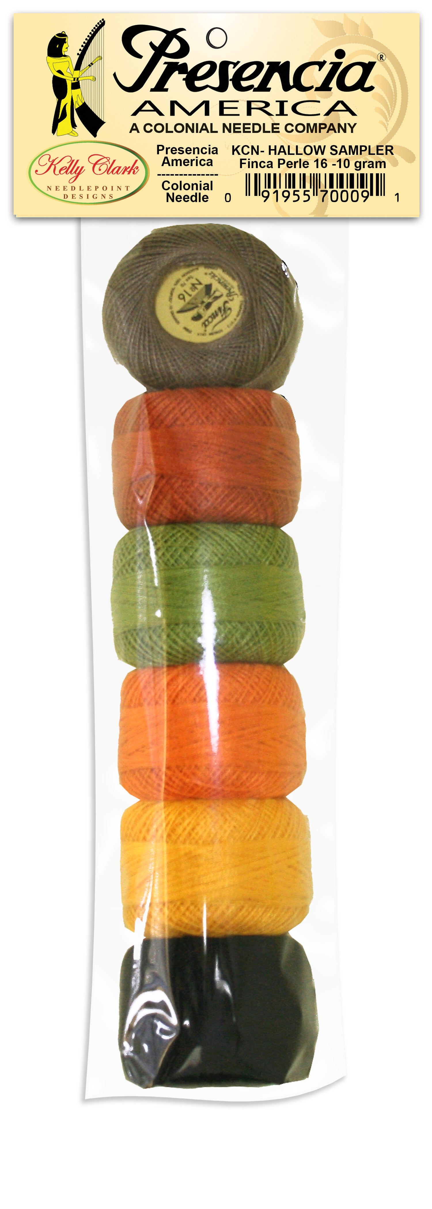 Sample Pk Halloween Colors Pearl Cotton SZ8 10grm