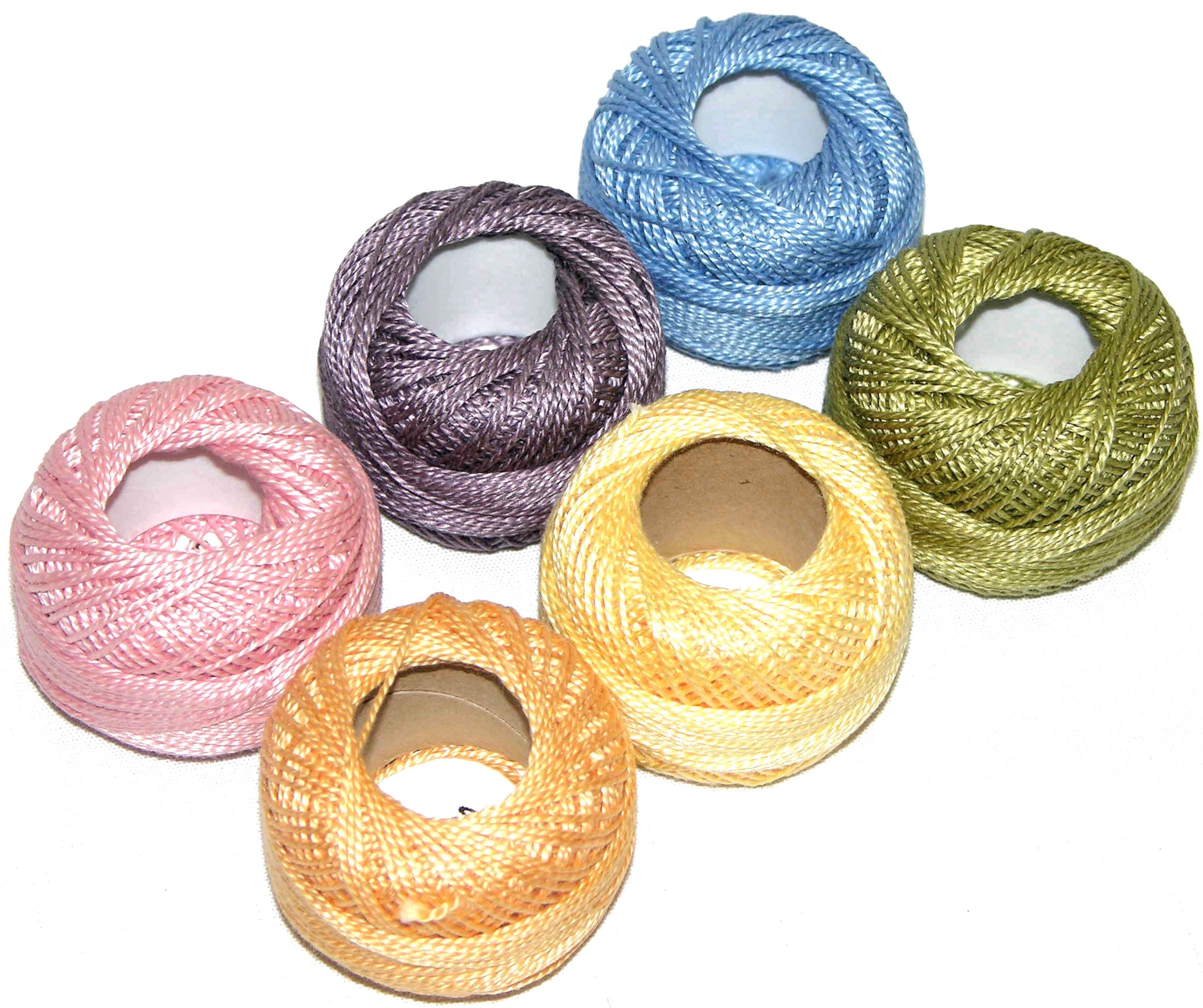 Pearl Cotton Size 12 Thread Sampler Pack Monet
