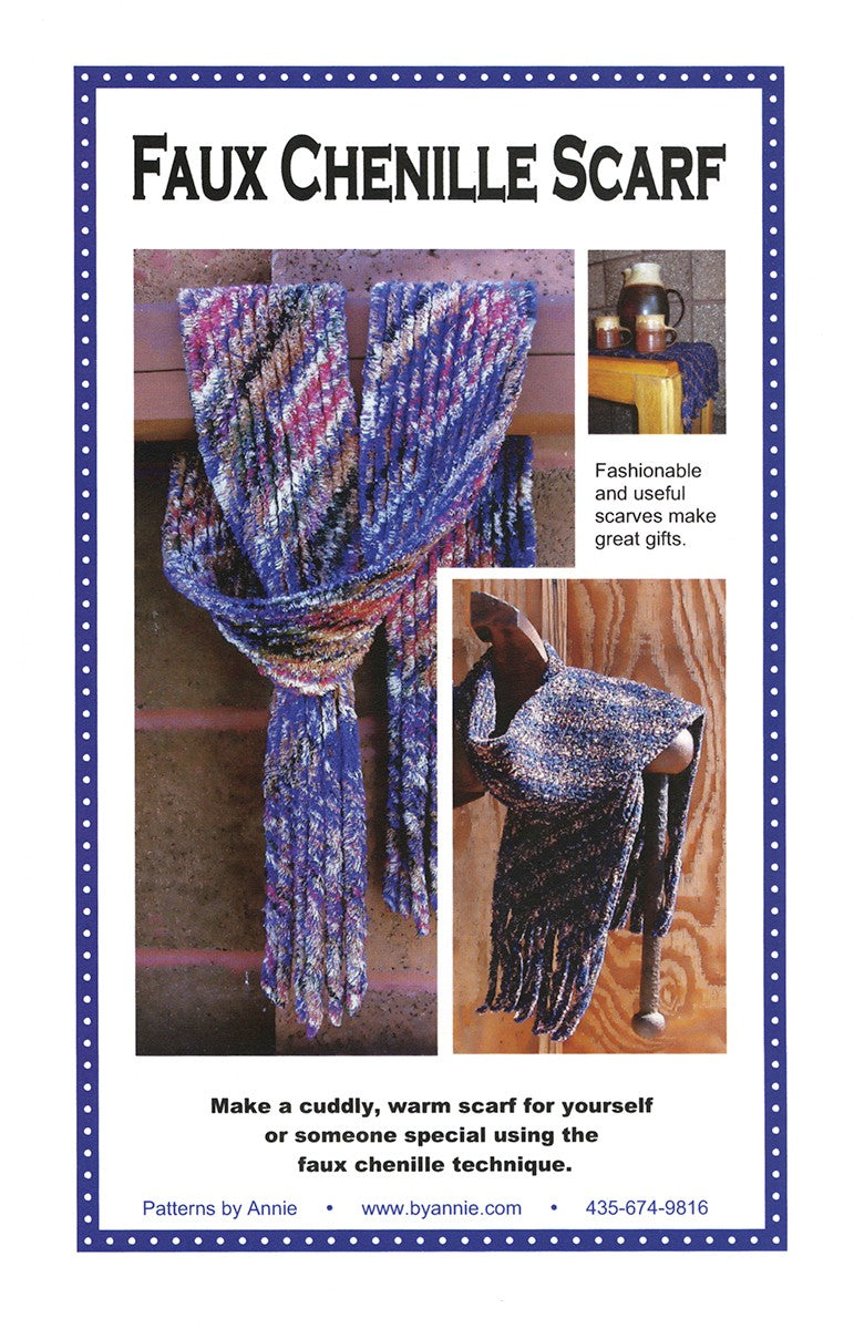 Faux Chenille Scarf