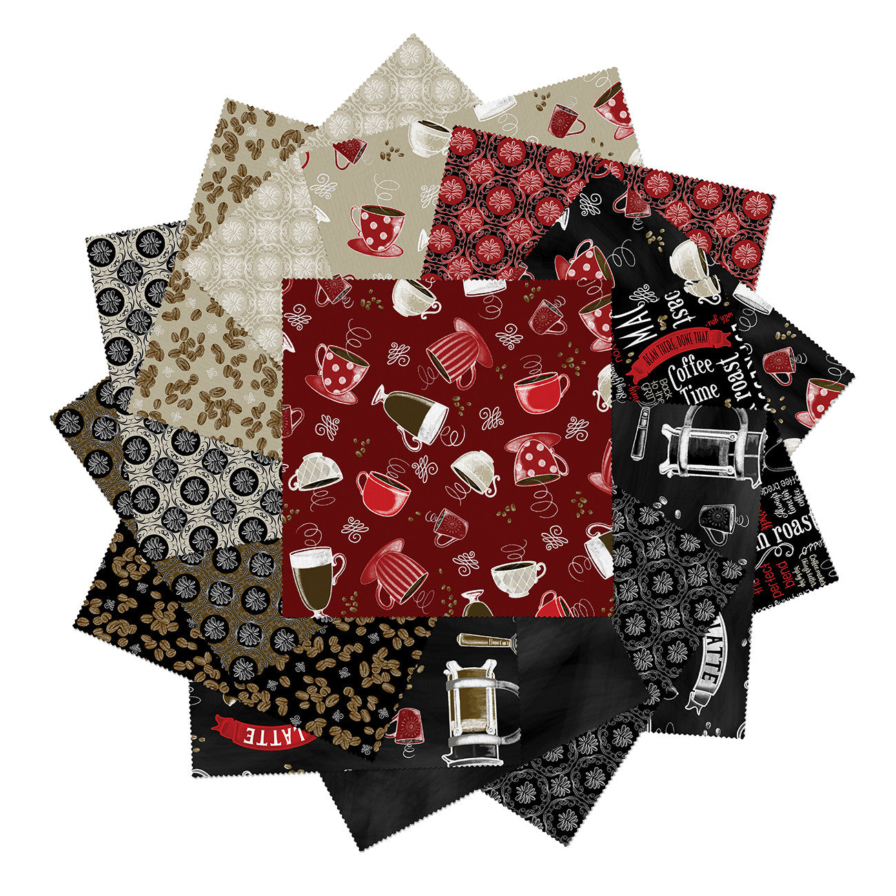 10in Squares Perfect Brew 42pcs/bundle