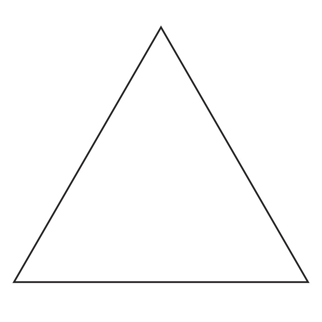 1in Equilateral Triangle Papers