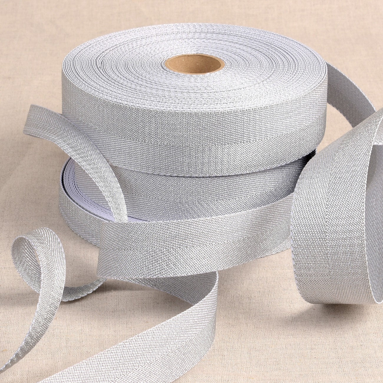 Metalized Webbing Silver 1-3/16in x 22yds