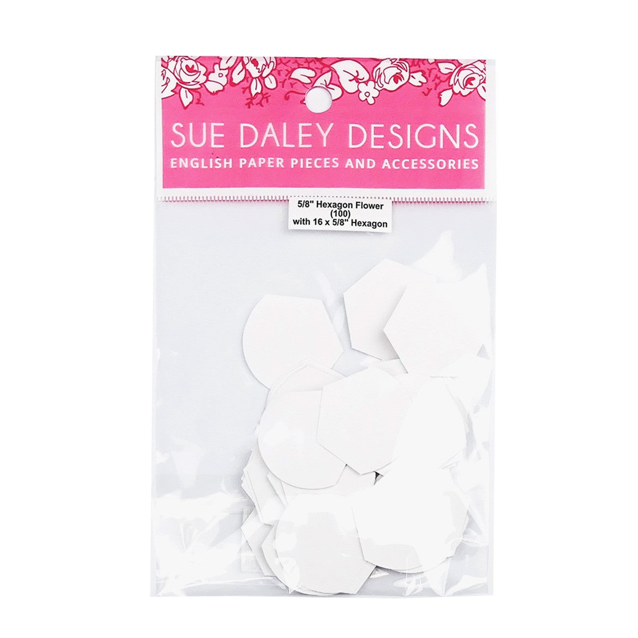 5/8in Hexagon Flower Petal Papers