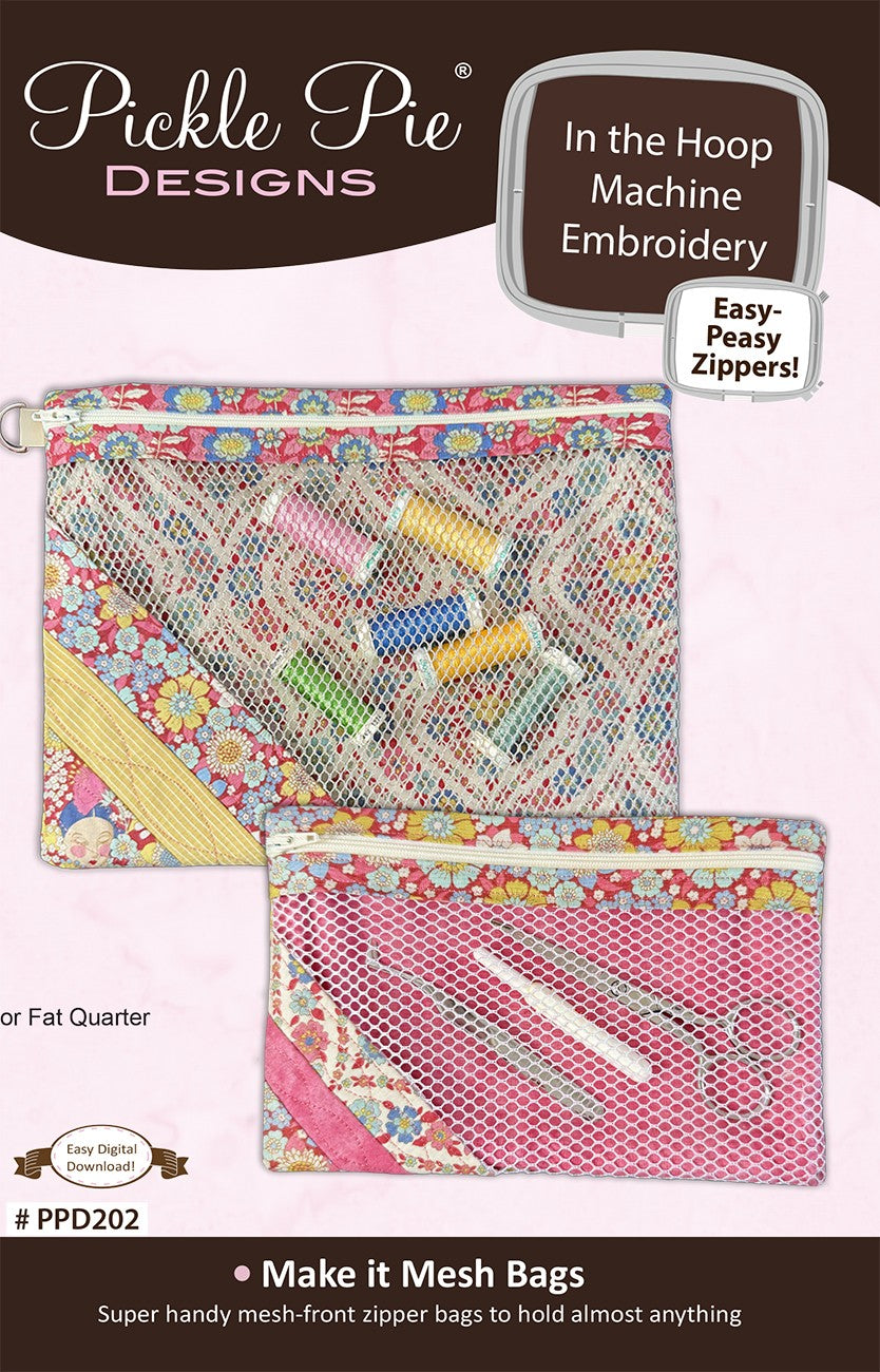 Make it Mesh In the Hoop Machine Embroidery Designs
