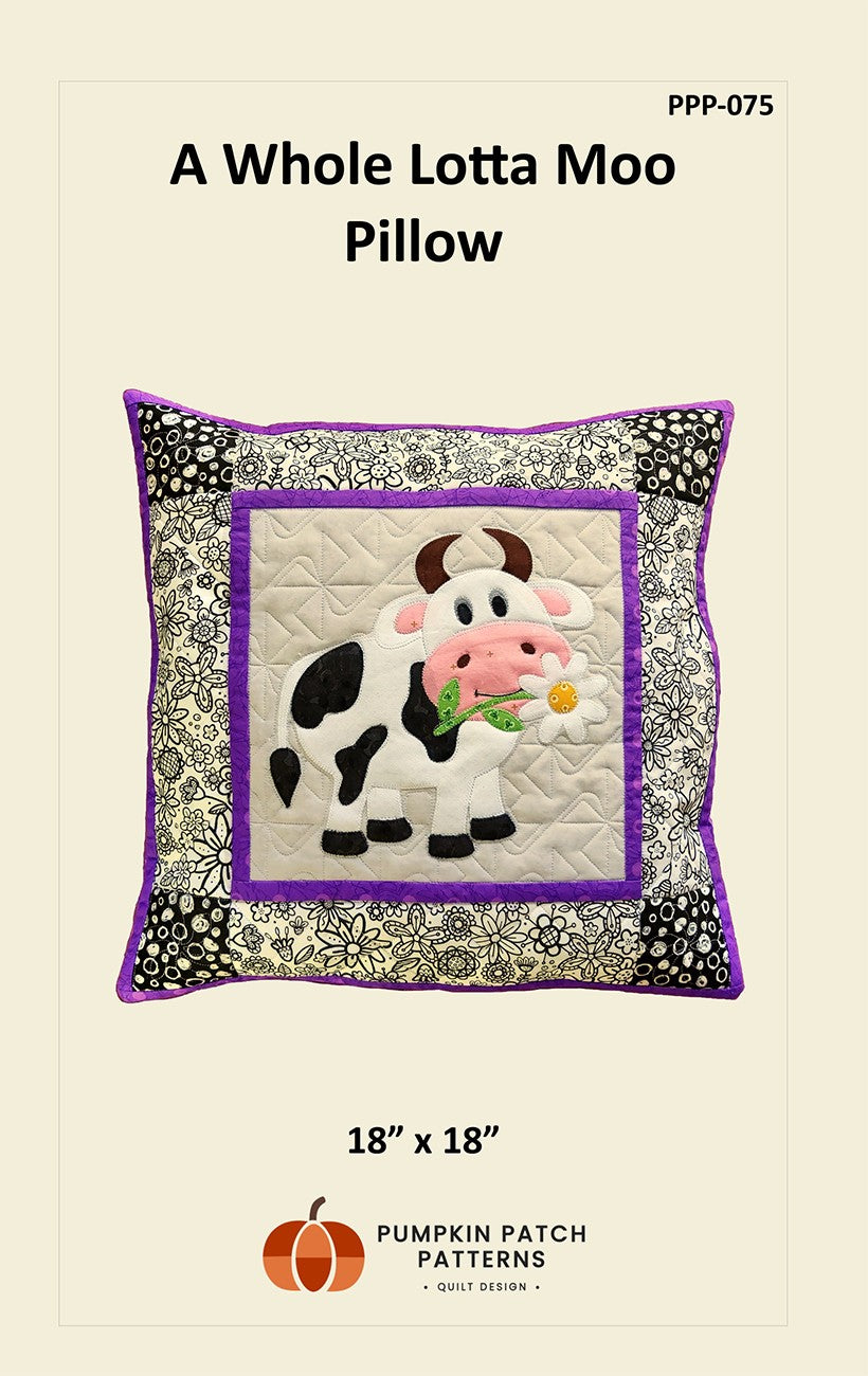 A Whole Lotta Moo Pillow