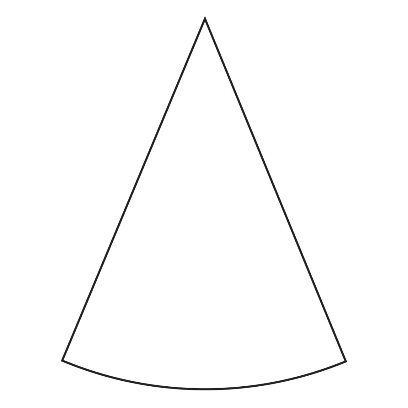 1-3/4in Pie Shape Papers