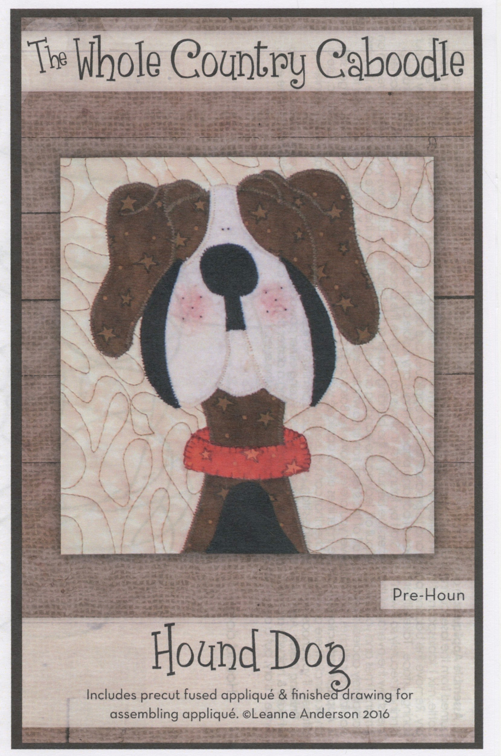 Hound Dog Precut Applique