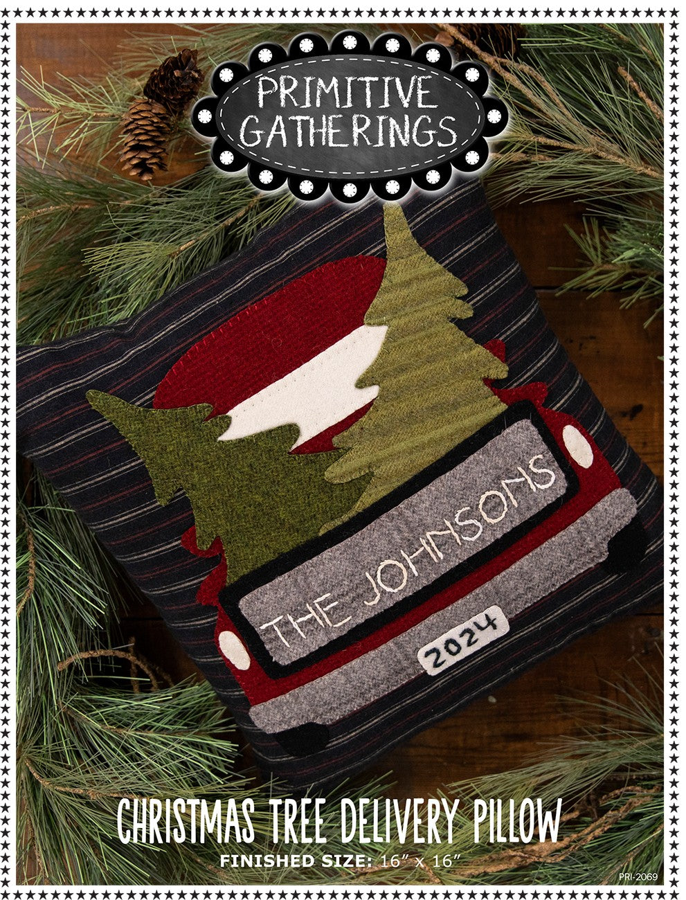 Christmas Tree Delivery Pillow