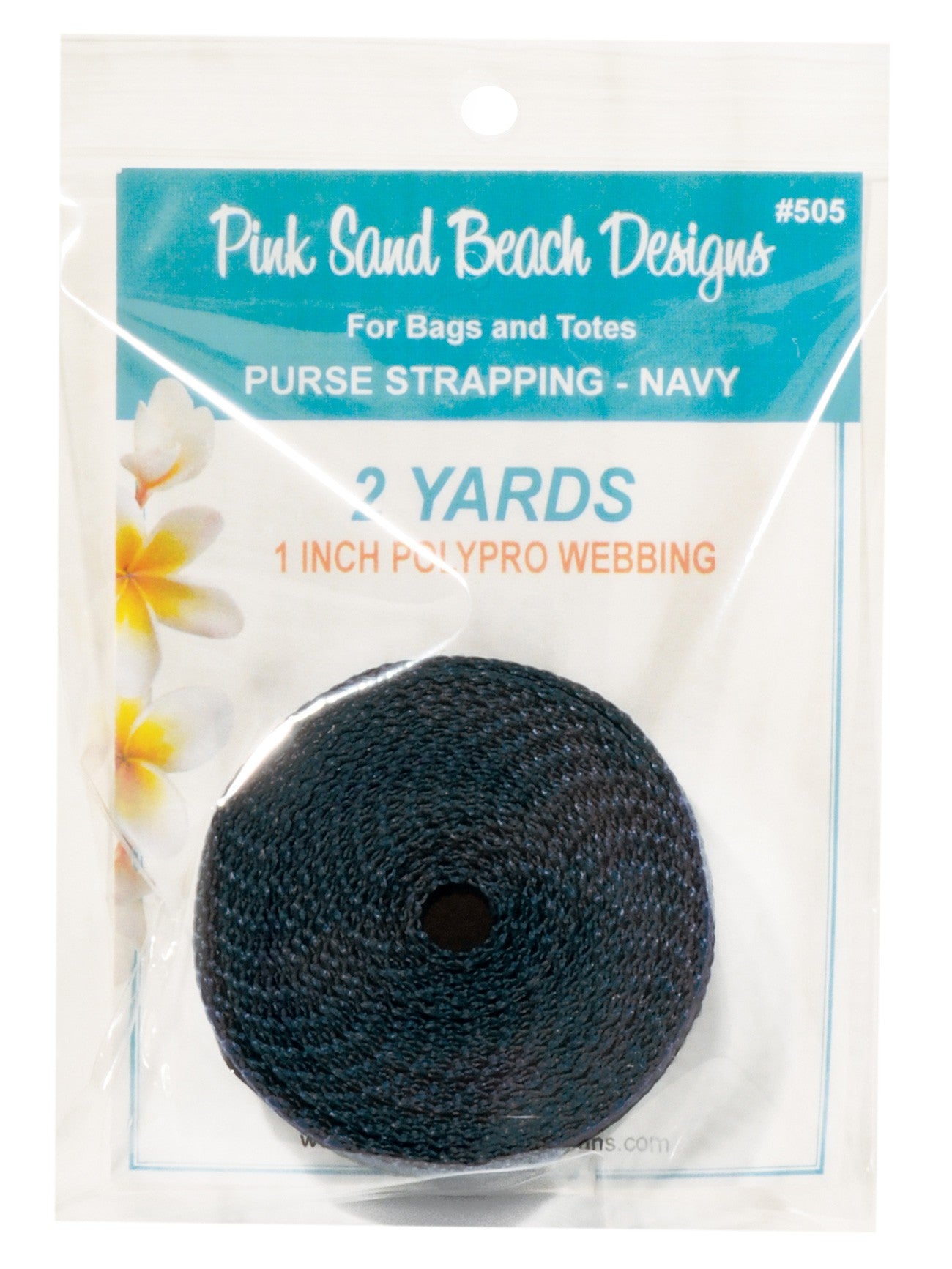 Purse Strapping 1in x 2 yds - Navy