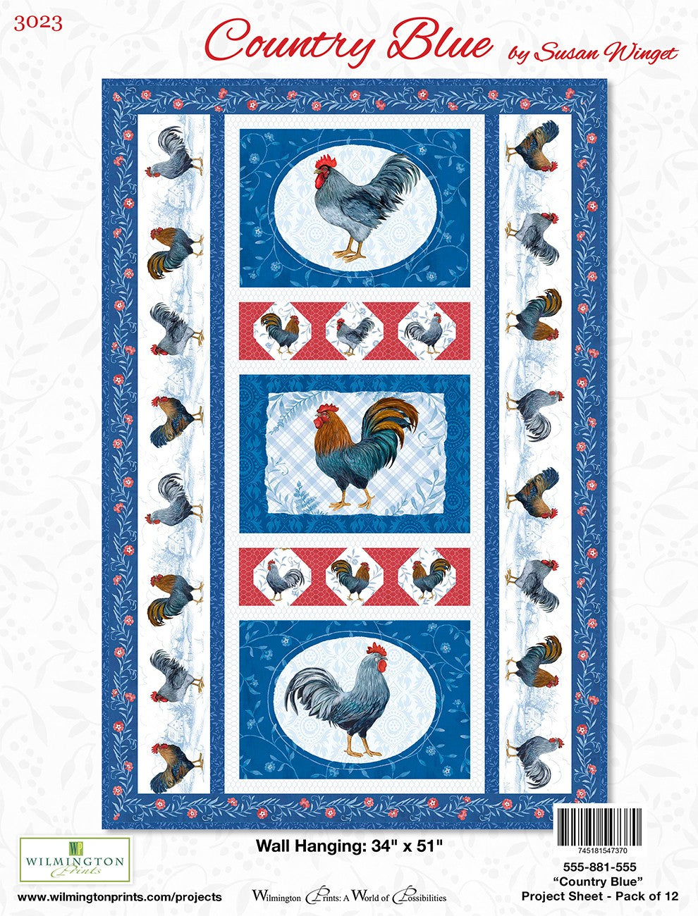 Display Poster Country Blue