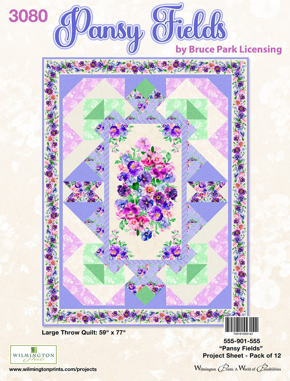 Display Poster Pansy Fields