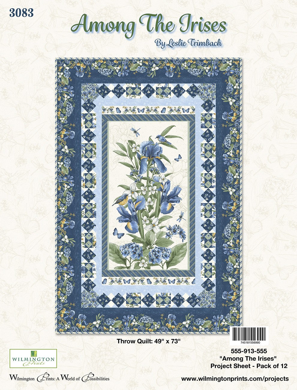 Display Poster Among the Irises