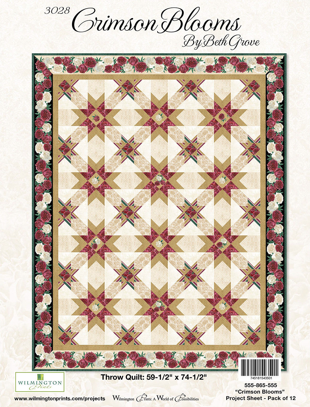 Project Sheet Crimson Blooms 12 per package, 1 pack per store
