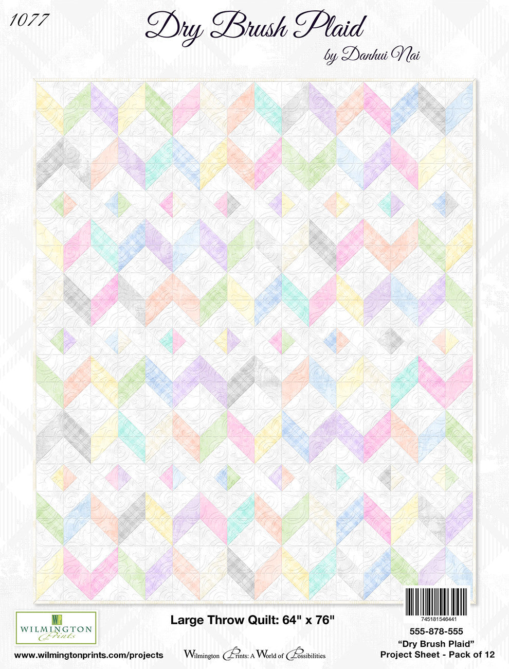 Project Sheet Dry Brush Plaids 12 per package, 1 pack per store