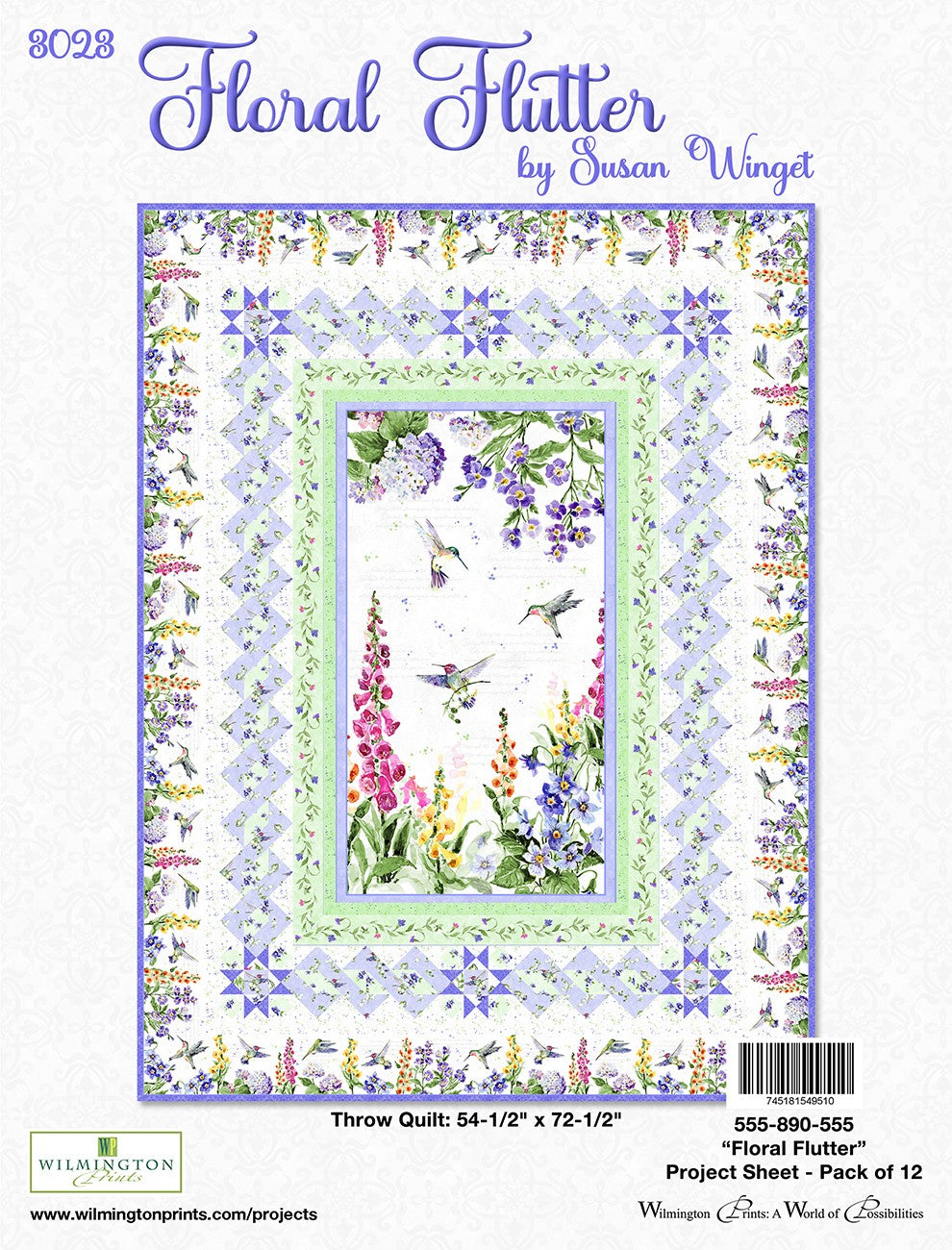 Project Sheet Floral Flutter 12 per package, 1 pack per store