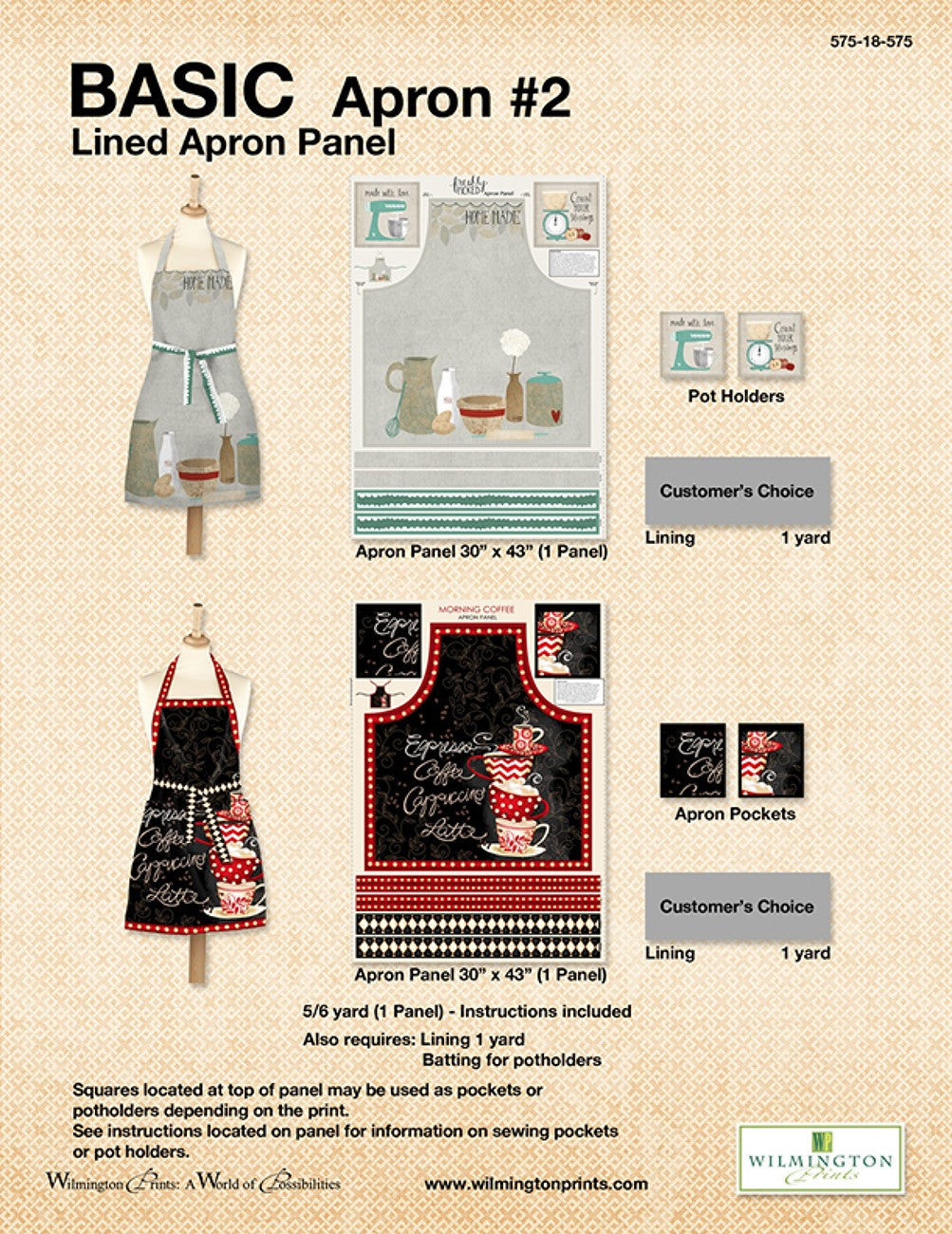 Basic Apron, Free Download below, will NOT SHIP.