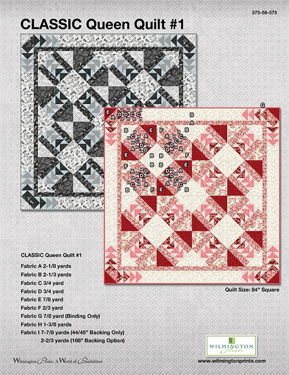 Classic Queen Quilt, Free Download below, will NOT SHIP.
