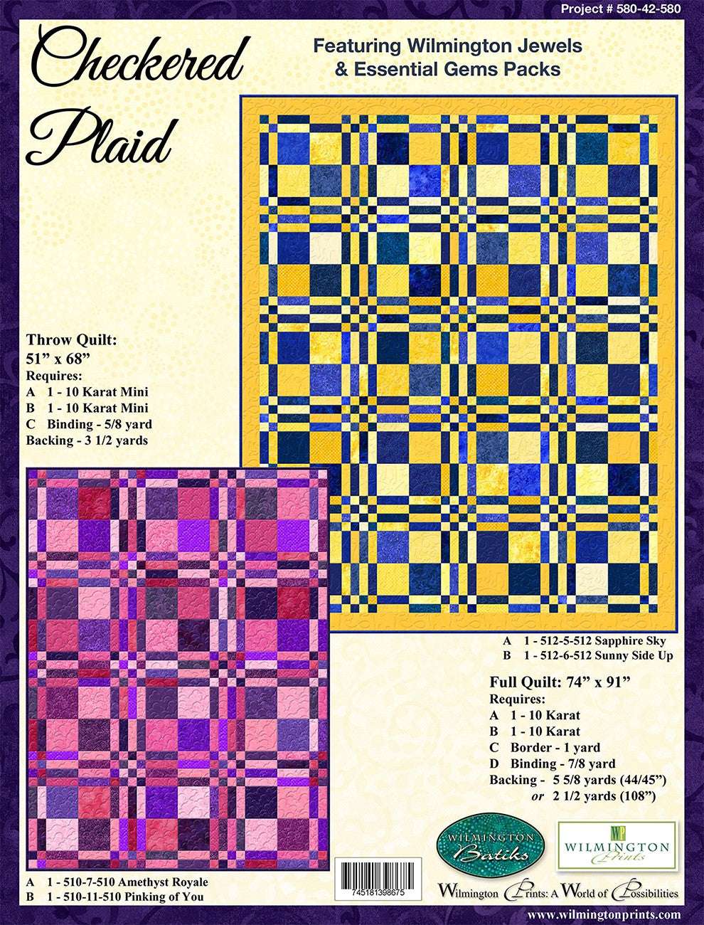 Checkered Plaid, Free Download below, will NOT SHIP.
