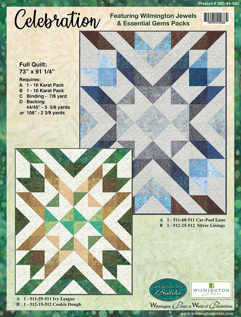 Celebration Full Quilt, Free Download below, will NOT SHIP.