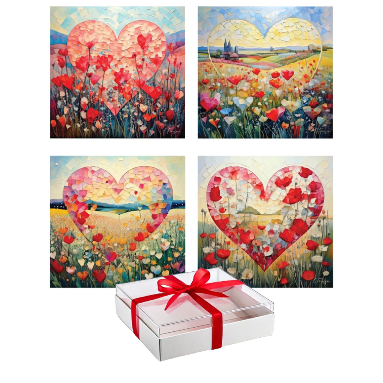 Fields of Love Collection SQ 8-Card Boxed Set
