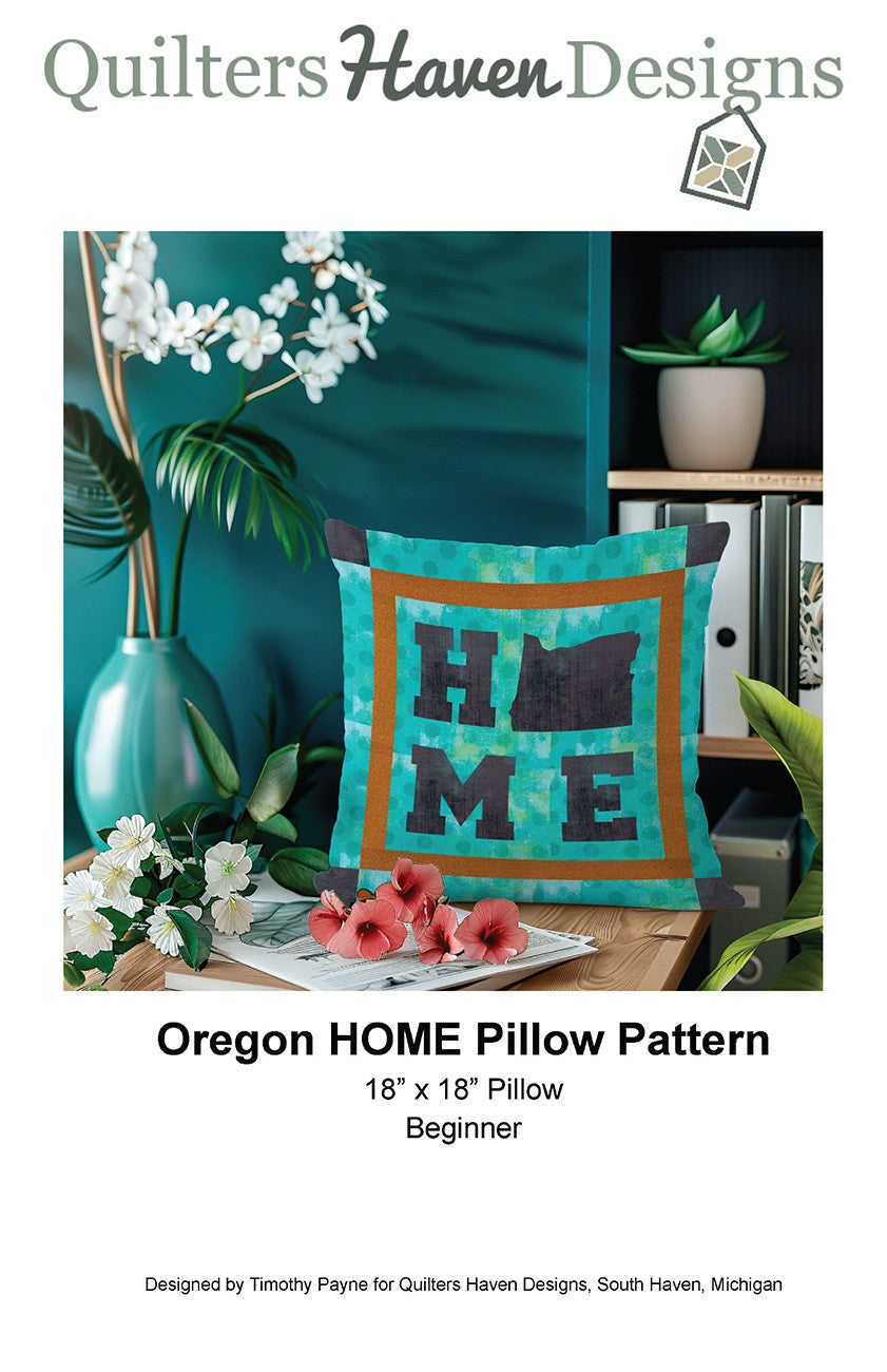 Oregon HOME Pillow Pattern