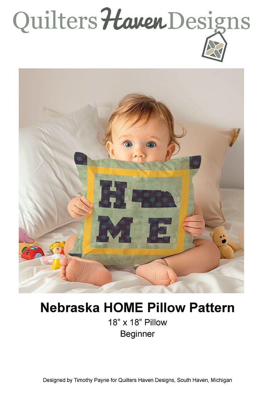 Nebraska HOME Pillow Pattern
