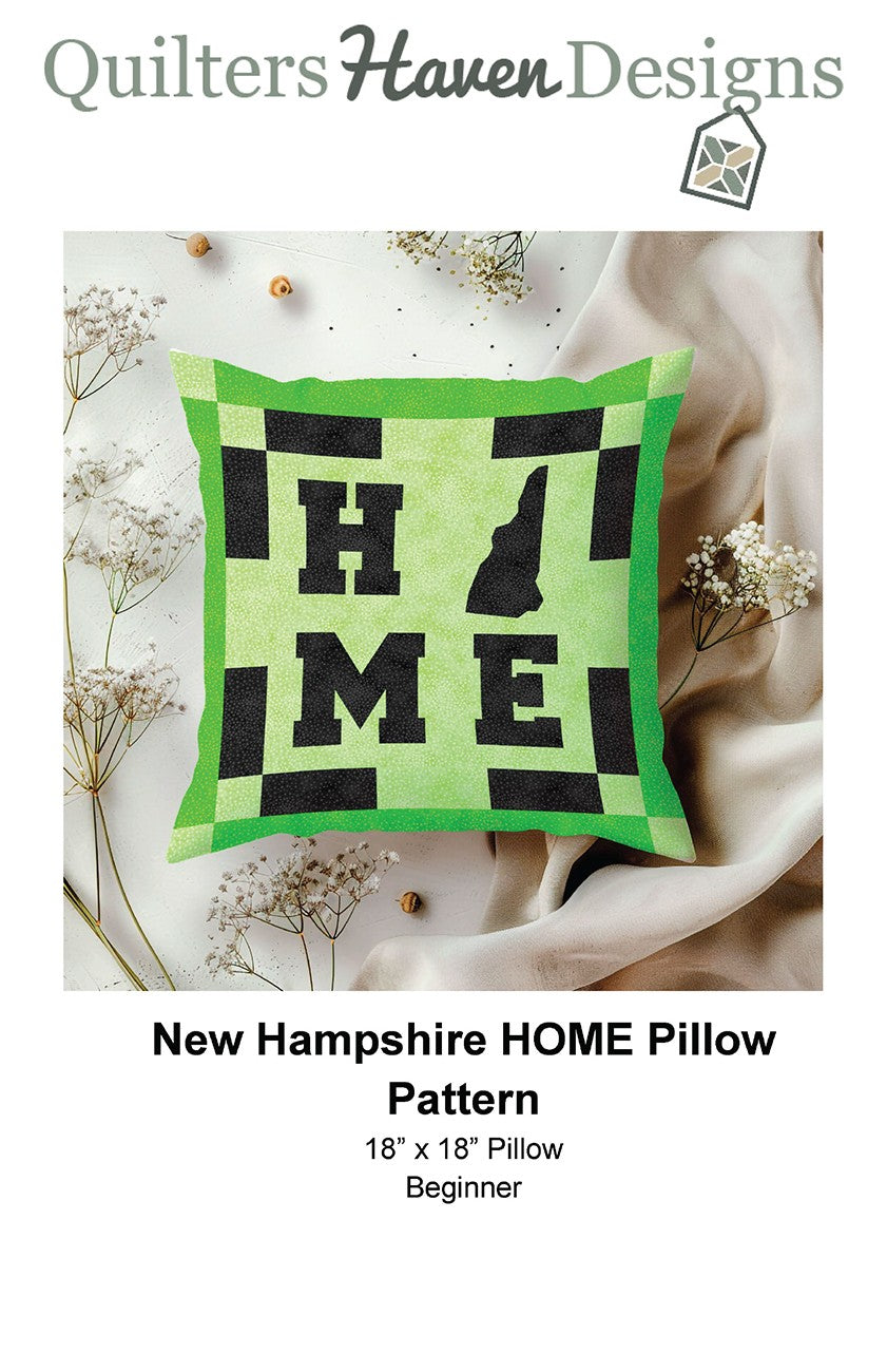 New Hampshire Home Pillow Pattern