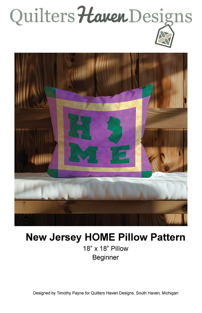 New Jersey HOME Pillow Pattern