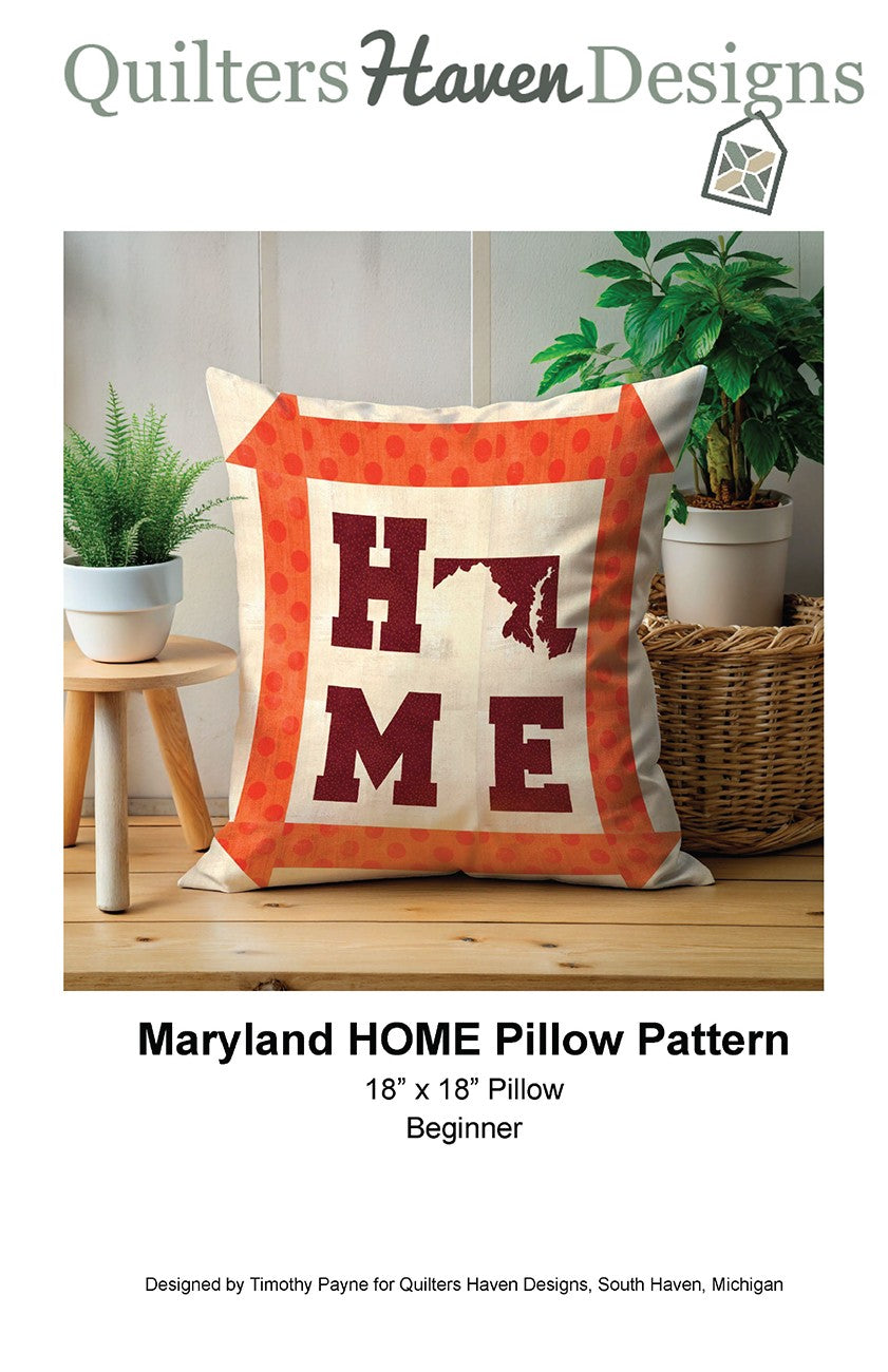 Maryland HOME Pillow Pattern