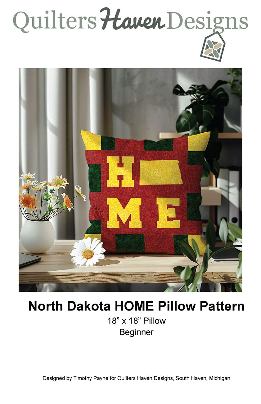 North Dakota HOME Pillow Pattern