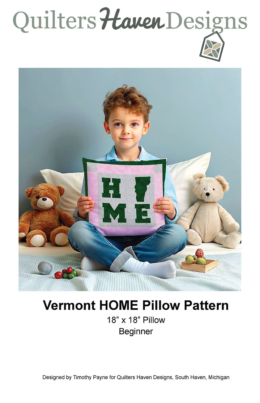 Vermont HOME Pillow Pattern