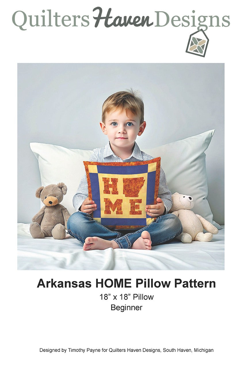 Arkansas HOME Pillow Pattern