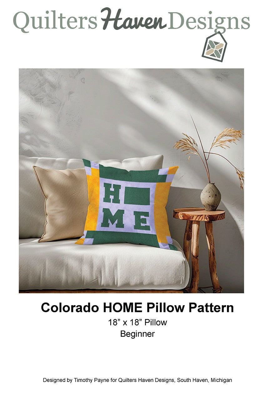 Colorado HOME Pillow Pattern