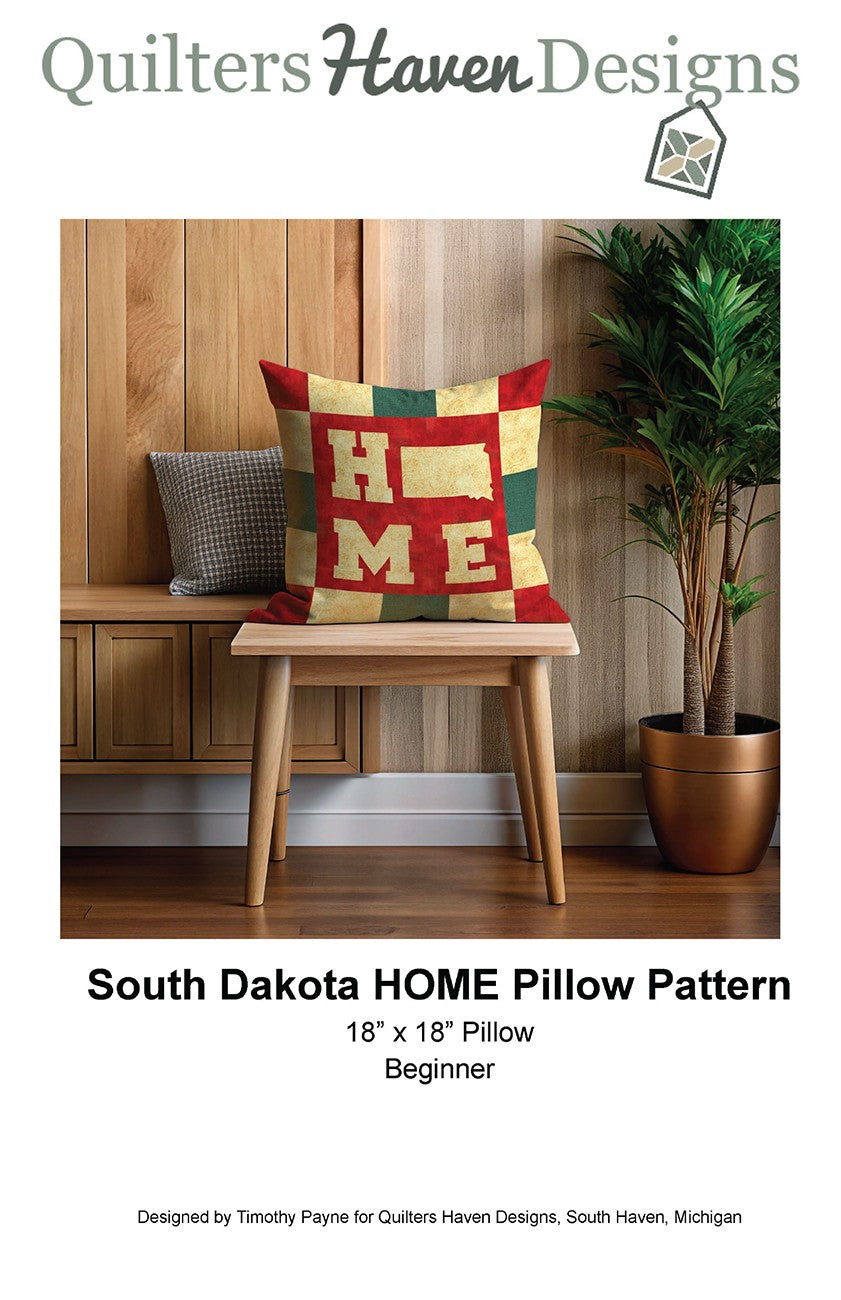 South Dakota HOME Pillow Pattern