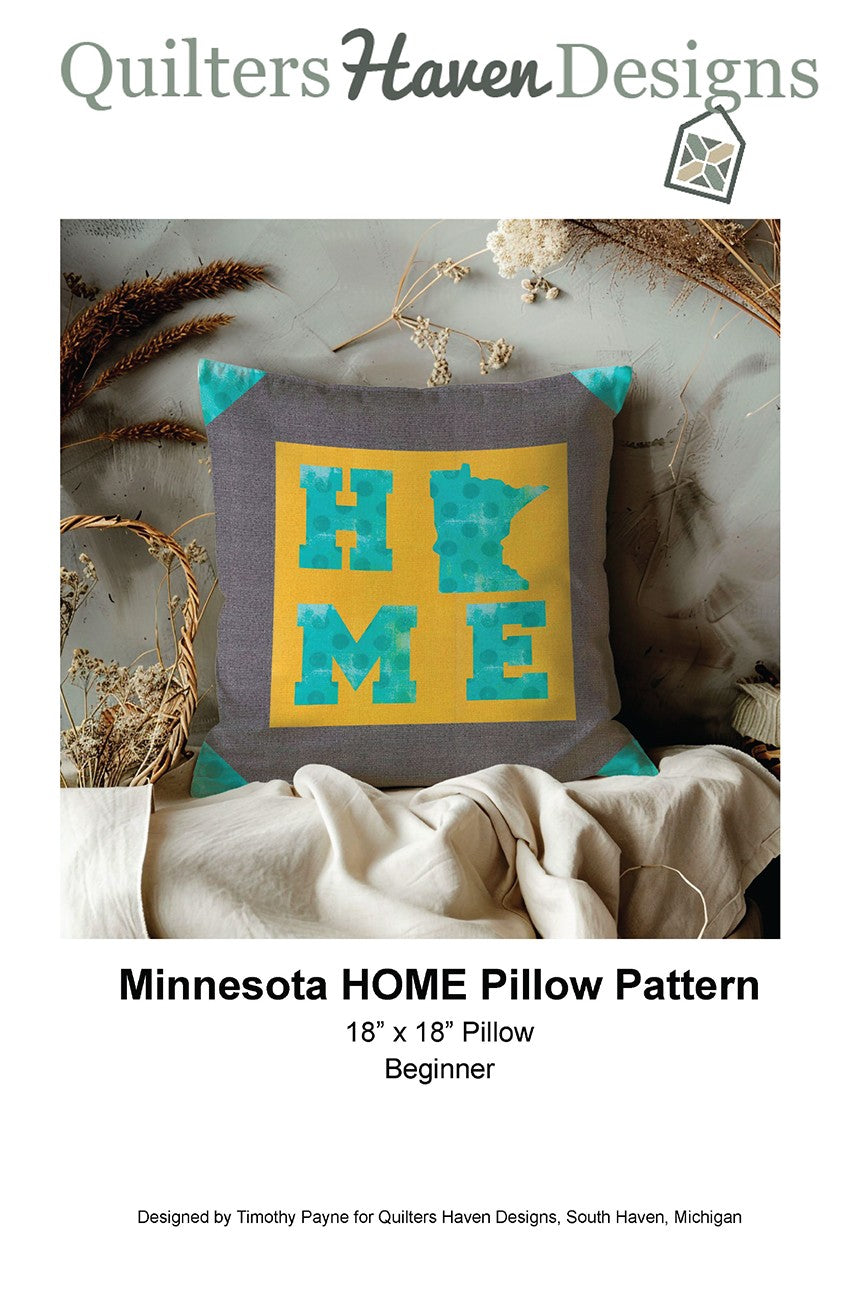 Minnesota HOME Pillow Pattern