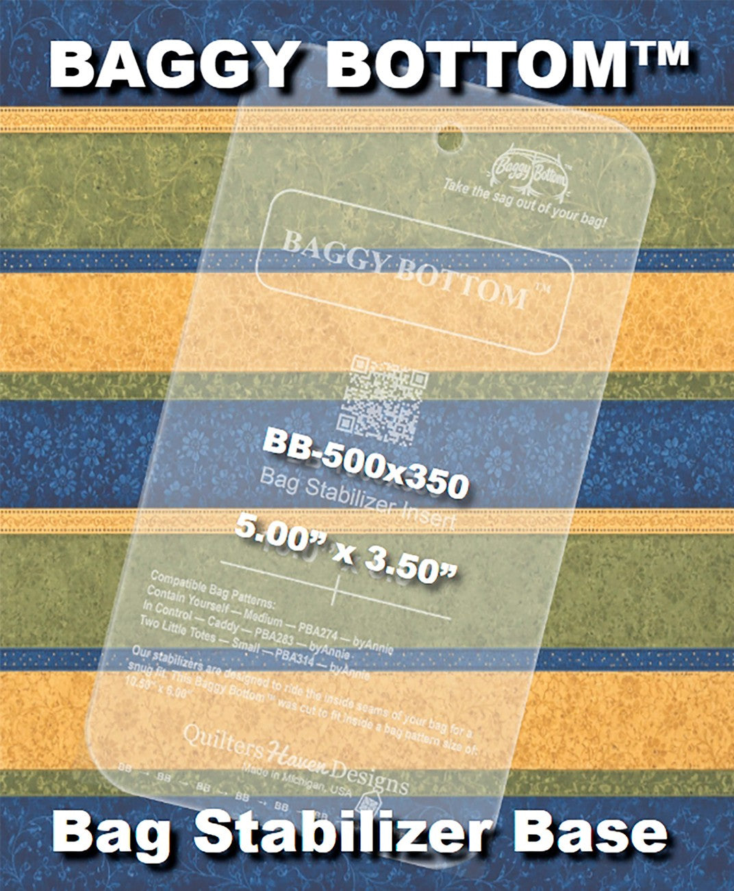 Baggy Bottom 5in x 3-1/2in Acrylic Base Stabilizer