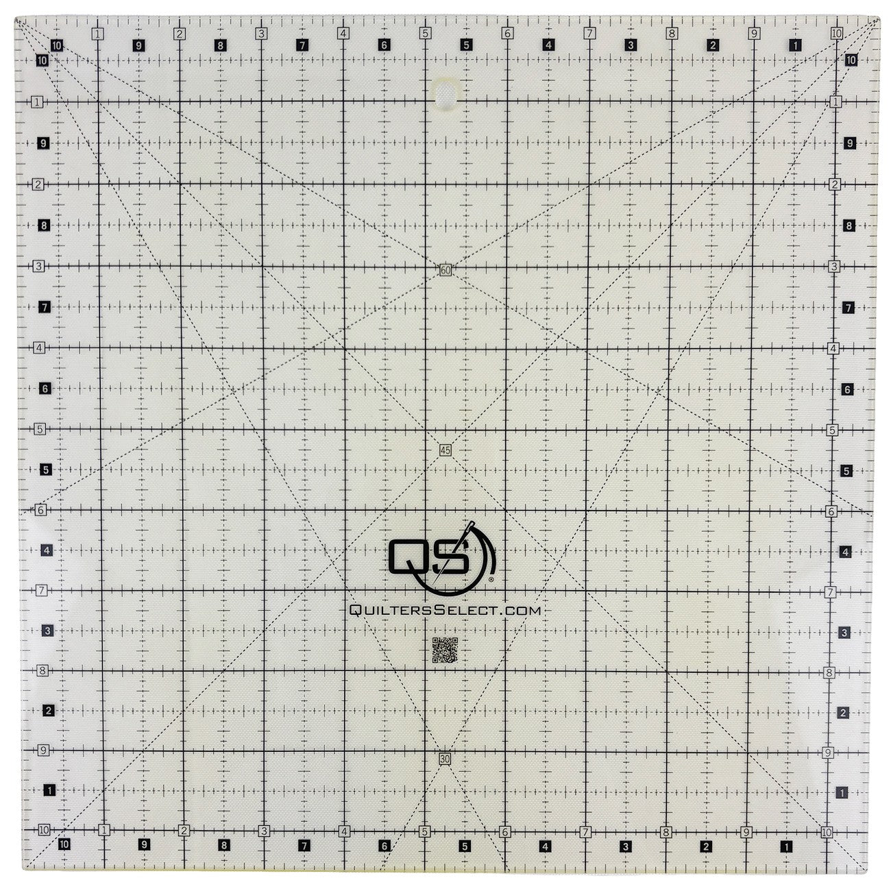 Quilters Select Non-Slip Ruler 10-1/2in x 10-1/2in