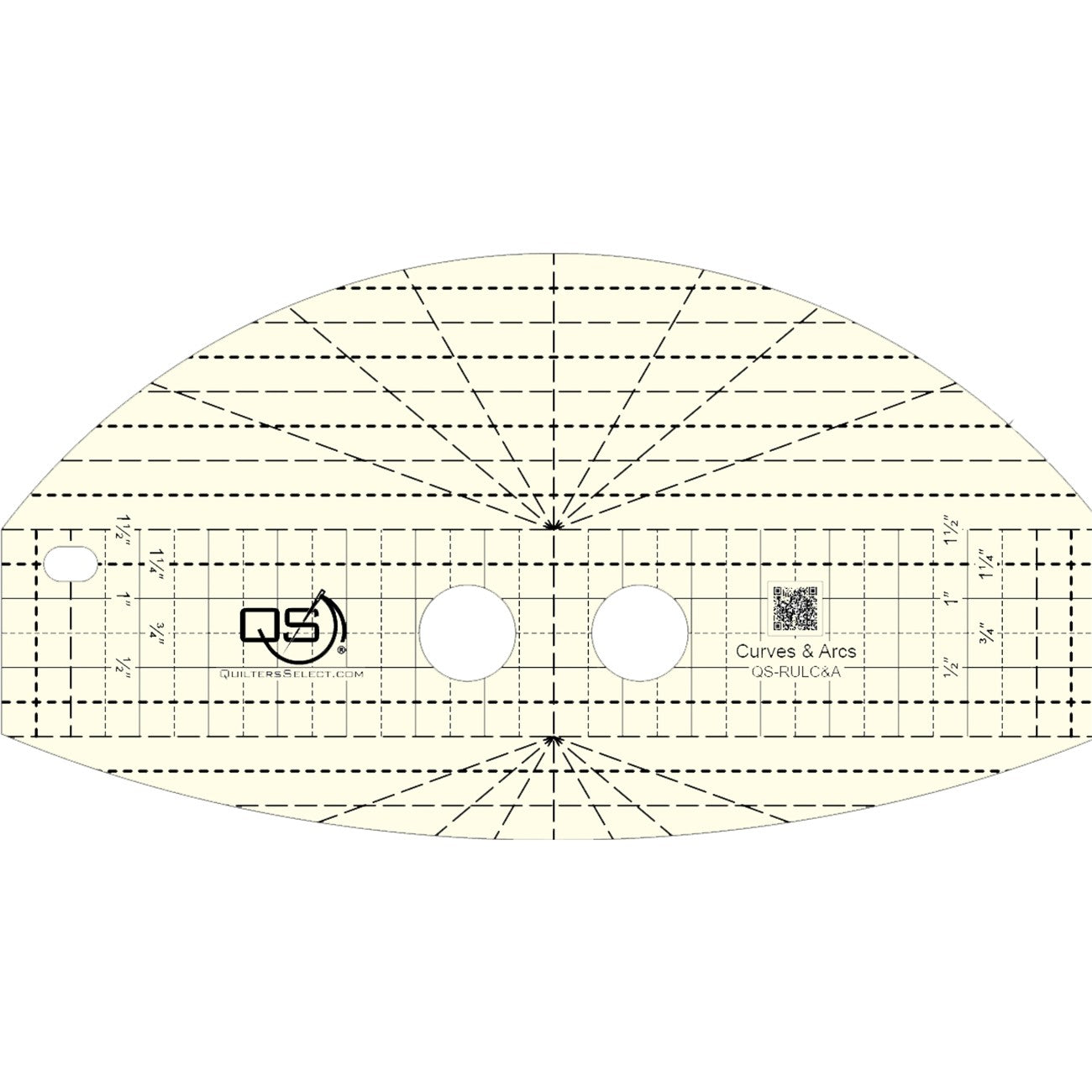 Precision Machine Quilting Ruler Curves & Arcs