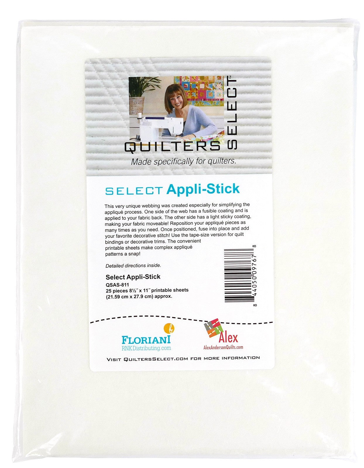 Select Appli-Stick 8-1/2in x 11in 25pk