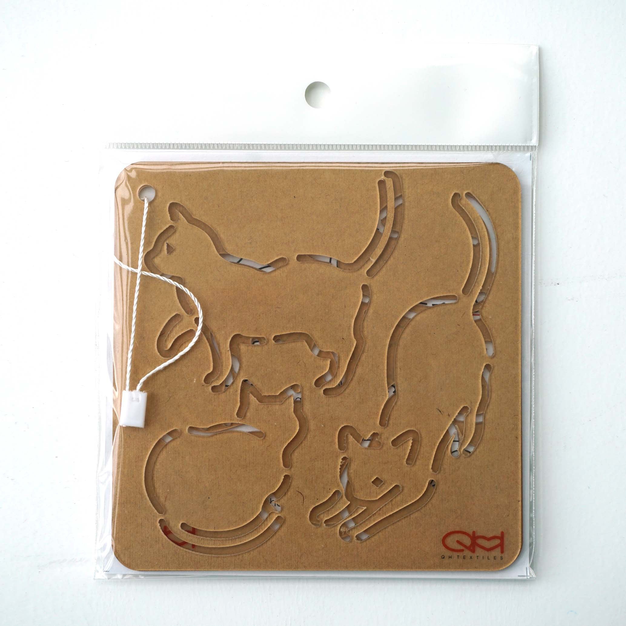 Sashiko Stencil Neko