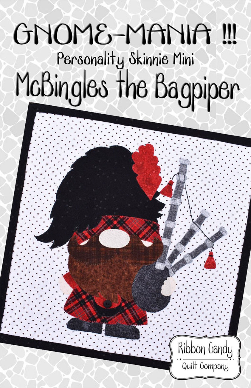 Gnome-Mania McBingles the Bagpiper Personality Skinnie Mini