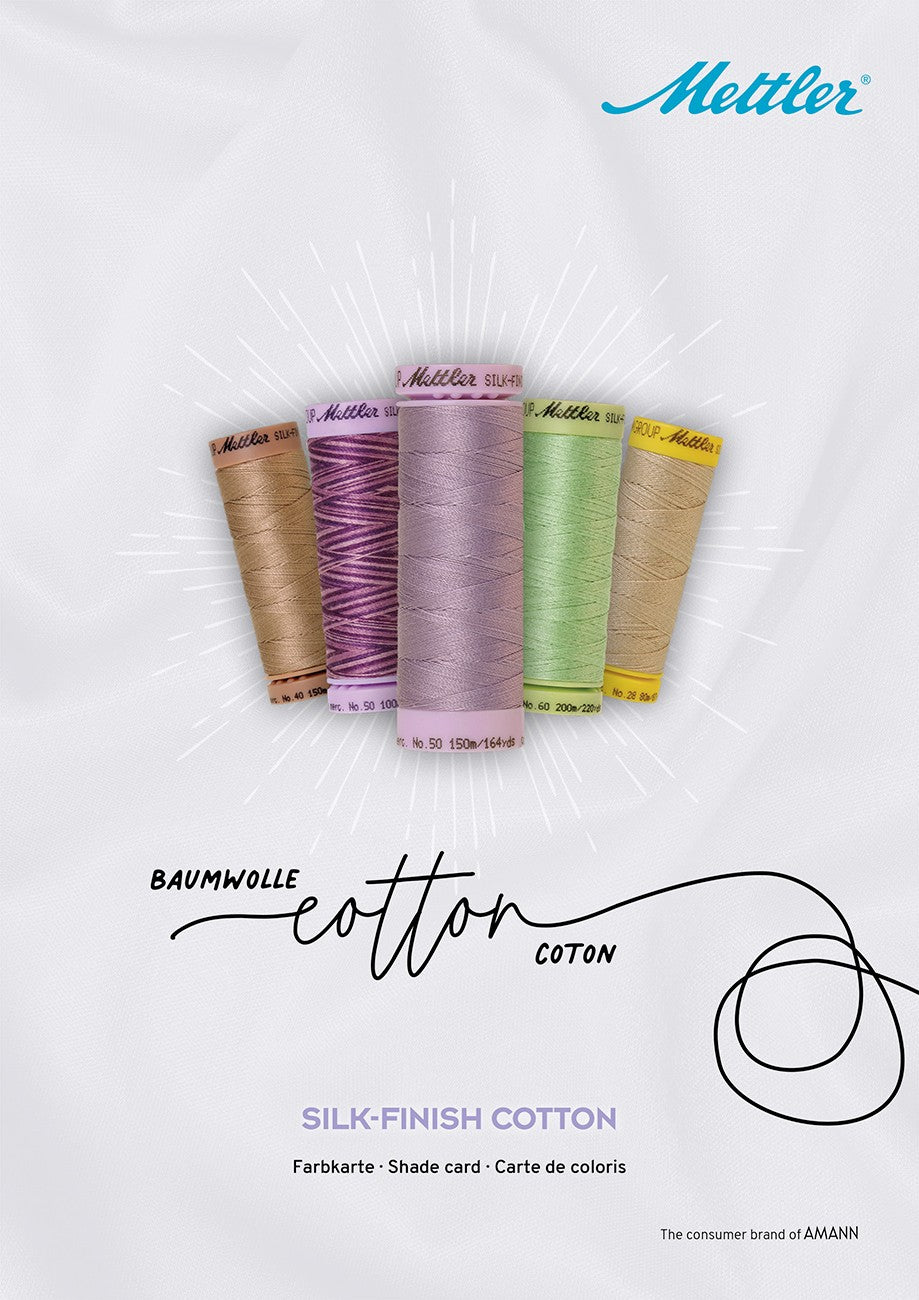 Mettler Silk Finish Cotton Color Card