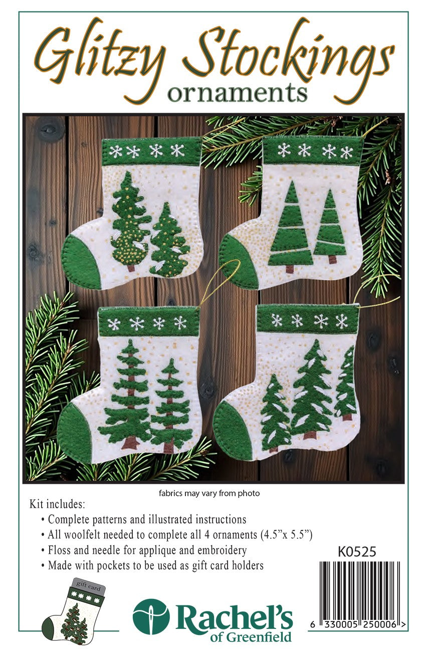 Glitzy Stocking Ornaments Kit