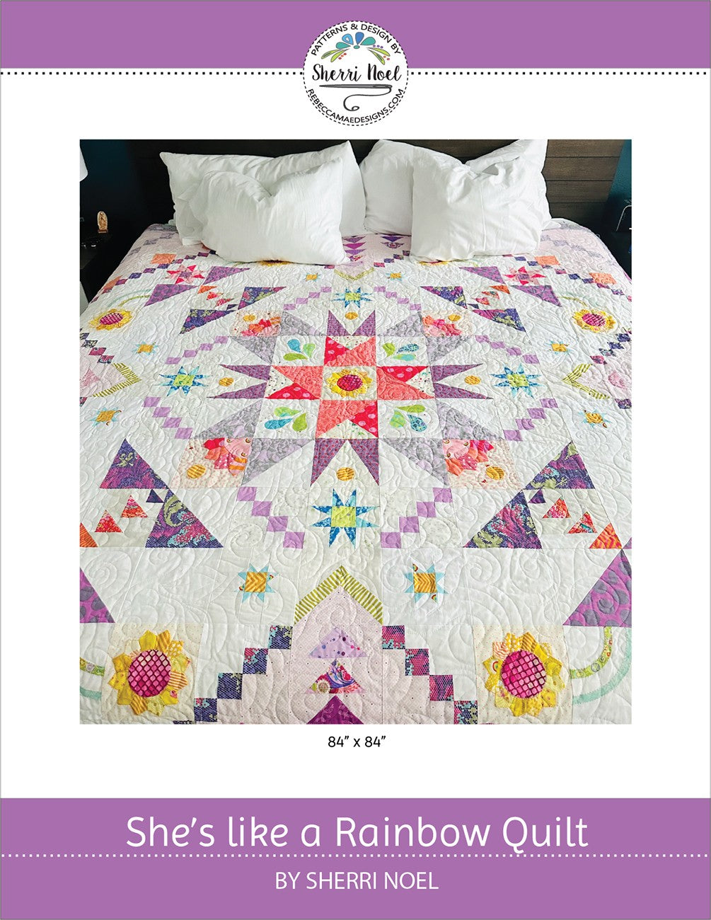 She's Like a Rainbow BOM Quilt