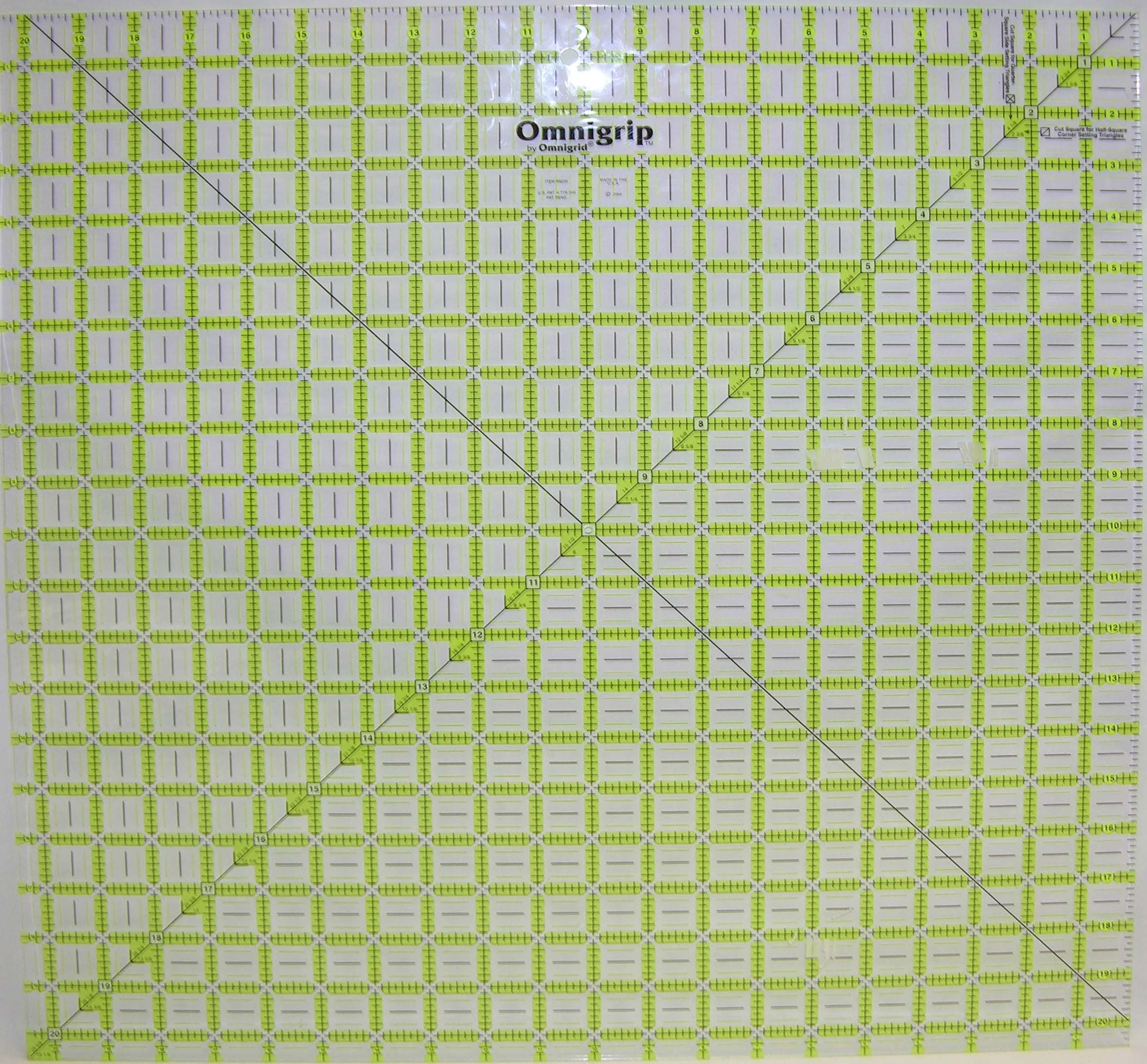 Omnigrid Omnigrip Neon Ruler 20-1/2in
