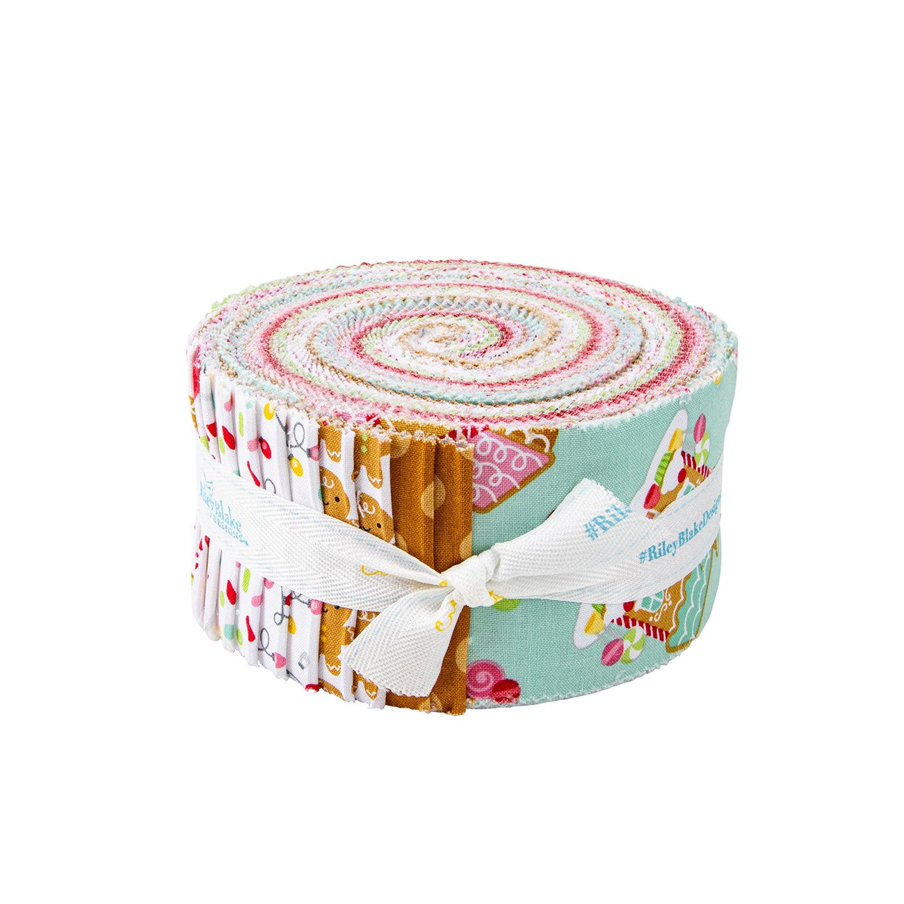 Gingerbread Kisses 2.5in Strips, 40pcs/bundle