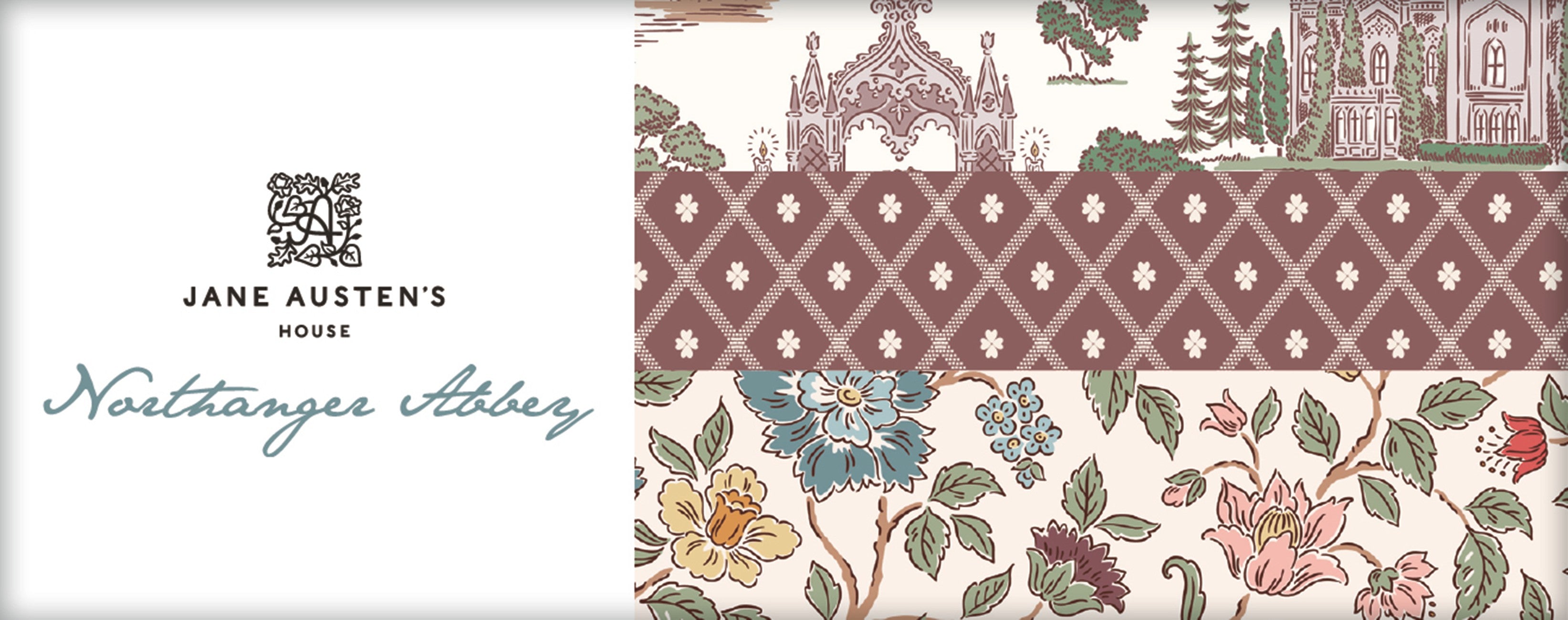 Northanger Abbey 2.5in Strips, 40pcs/bundle